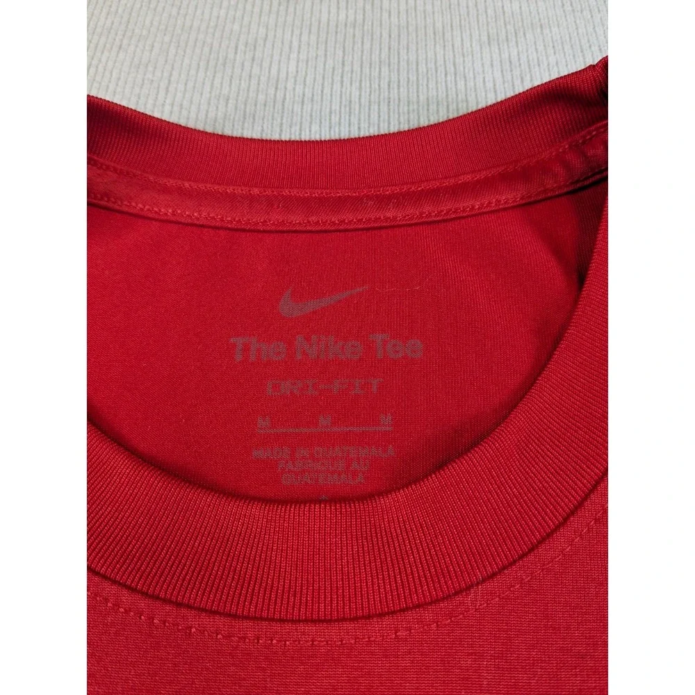 Cleveland Guardians Shirt Mens Medium Red Nike Dri-Fit Training MLB Baseball